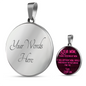 Thanks for being a Pipeliner's Mom 18K Gold/Silver Necklace!