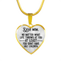Dear Mom You Don't Have Ugly Children 18K Gold/Silver Necklaces & Bangles!