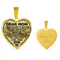 Dear Mom The Worry is Hard Luxury Necklace for Pipeline Mothers