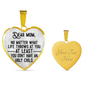Dear Mom You Don't Have An Ugly Child 18K Gold/Silver Necklaces & Bangles!