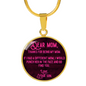Thanks for being a Pipeliner's Mom 18K Gold/Silver Necklace!