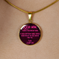 Thanks for being a Pipeliner's Mom 18K Gold/Silver Necklace!