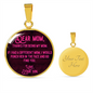 Thanks for being a Pipeliner's Mom 18K Gold/Silver Necklace!