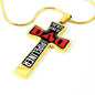 The Best Kind Of Dad Raises A Pipeliner Cross Pendant Necklace