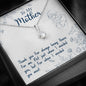 To My MoM "When I Needed You The Most" - Alluring Beauty Necklace
