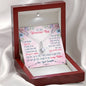 Daughter To Mom "Sacrifices - Lessons of Life" - Alluring Beauty Necklace
