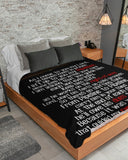 As I Come to You My Lord - Pipeliner Wife Prayer Sherpa Fleece Blanket