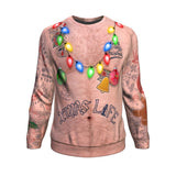Hairy Topless XMAS PRINTED Sweatshirt