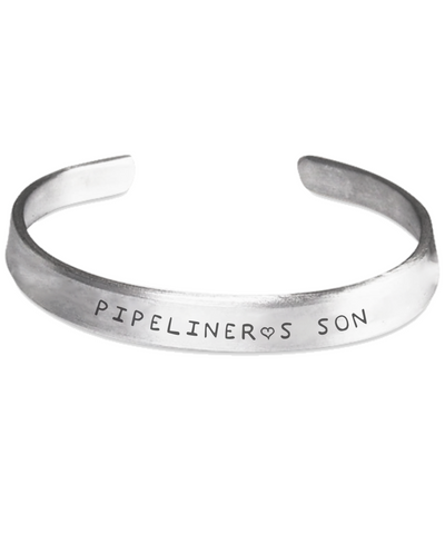 Pipeliner's Son Stamped Bracelet
