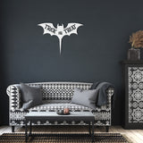 Bat 2 Metal Stake Halloween Decoration