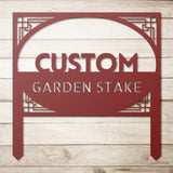 Custom Garden Metal Outdoor Stake