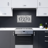 House_Number_Metal_Sign_with_Names_and_L_Silver_Dark_Kitchen_Mockup.png