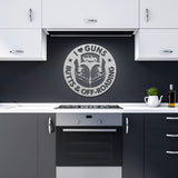 I Love Guns Butts and Off Roading Metal Wall Art