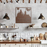 I Solemnly Swear HP Castle Quote Metal Sign