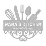 Nana's Kitchen Metal Wall Art