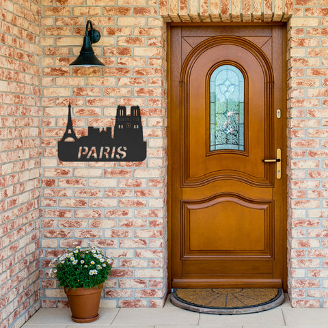Paris Metal Wall Art