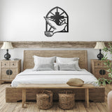 Peace Dove with Cross Metal Wall Art
