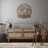 Personalized_Honey_Bee_Hive_Sign_Copper_Rustic_Hallway_Mockup.png