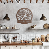 Personalized_Honey_Bee_Hive_Sign_Copper_Rustic_Kitchen_Mockup.png