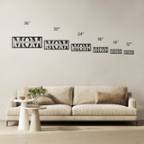 Personalized MOM with Children Names Metal Wall Art