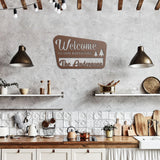 Personalized Welcome to our Adventure National Park Metal Wall Art