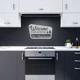 Personalized Welcome to our Adventure National Park Metal Wall Art