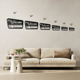 Personalized Welcome to our Adventure National Park Metal Wall Art