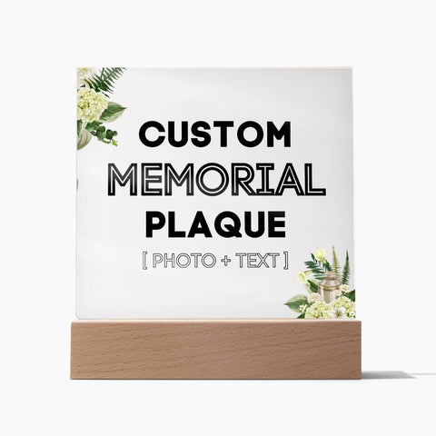 Custom Memorial Plaque