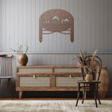 nativity_christmas_round_garden_stake_wi_Copper_Rustic_Hallway_Mockup.png