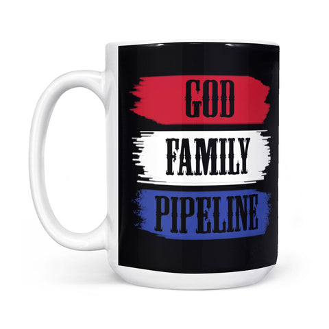 God Family Pipeline White Edge-to-Edge Mug