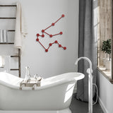 Aquarius Constellation Metal Wall Art