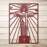 Christ The Redeemer Jesus Metal Wall Art