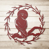 Gothic Crow Metal Wall Art
