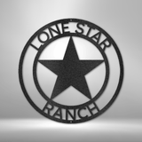 Country Star Monogram - Steel Sign