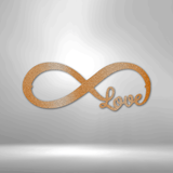 Infinite Love - Steel Sign
