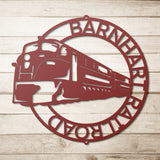 Modern Train Metal Wall Art