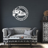 Modern Train Metal Wall Art
