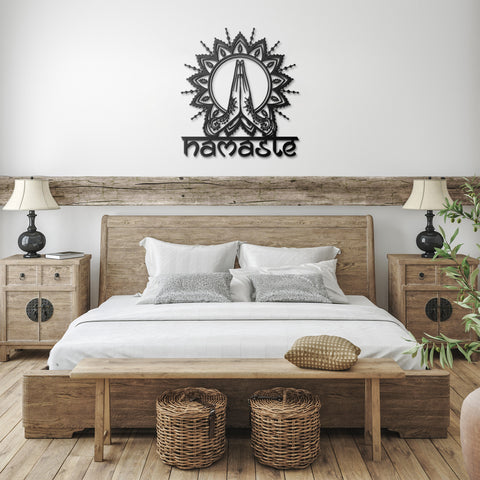 Namaste Metal Wall Art