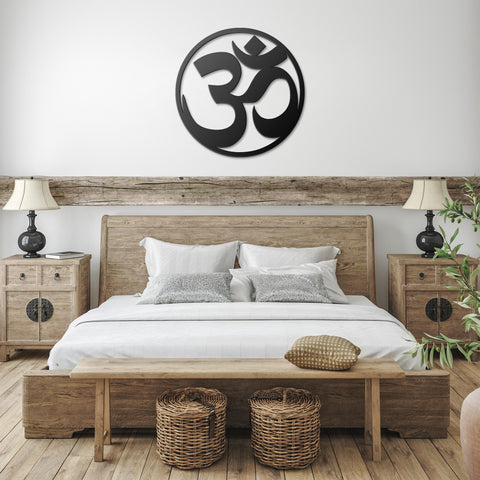 OM Monogram Metal Wall Art