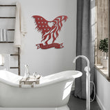 Personalized American Eagle Metal Sign