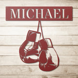 Personalized Boxer Metal Sign