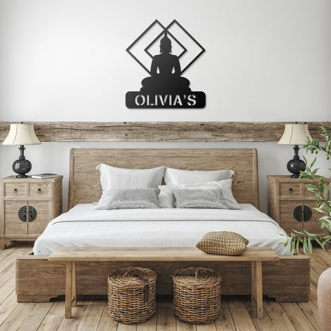 Personalized Buddha Metal Wall Art