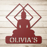 Personalized Buddha Metal Wall Art