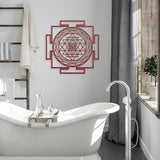 Sri Yantra Metal Wall Art