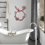 Taurus Floral Metal Wall Art