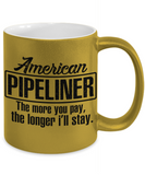 American Pipeliner Metalic Mug