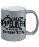American Pipeliner Metalic Mug