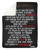 As I Come to You My Lord - Pipeliner Wife Prayer Sherpa Fleece Blanket