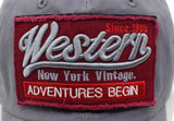 WESTERN New York Vintage Unisex Caps