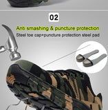 Tactical Camouflage Outdoor/Work Shoes